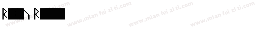 Runic RU Regular字体转换